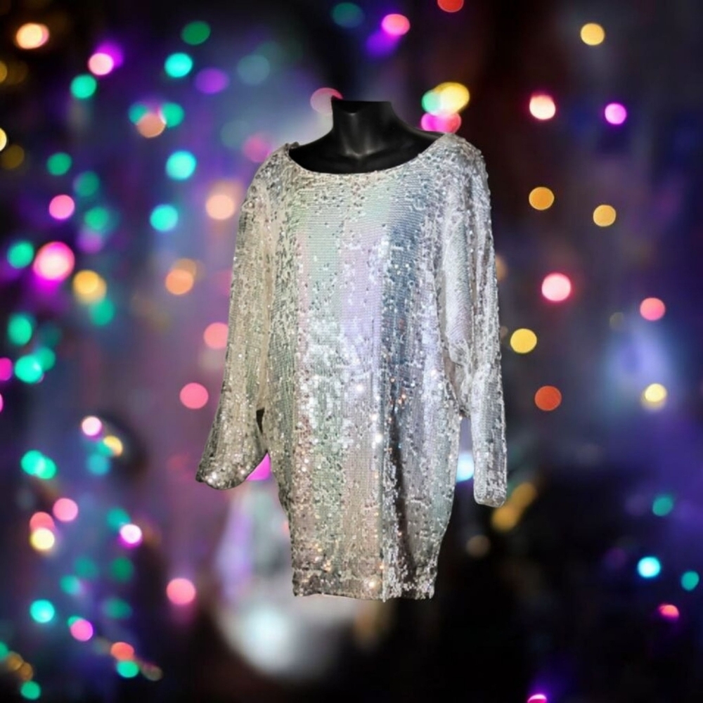 Zara Sequin Embellished Women's Mini Dress (M)